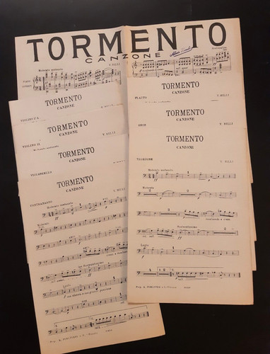 Spartito tormento billi - tormento,