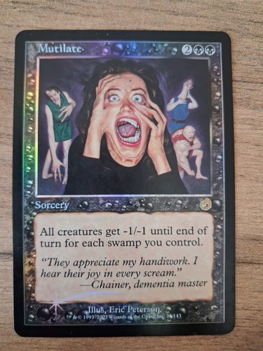 Mtg mutilate torment foil eng - mtg,