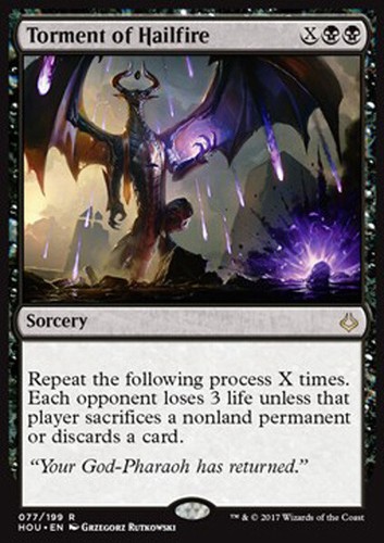 Mtg torment hailfire exc - hailfire,